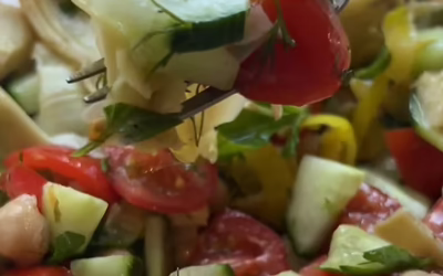 WEEKLY MINI MEAL PREP: Greek Salad & Chia Blueberry Oats