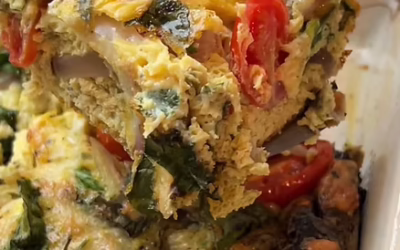 WEEKLY MINI MEAL PLAN: Fluffy Frittata, Crunch Salad, Sesame Ginger Dressing, and Soba Noodle Salad